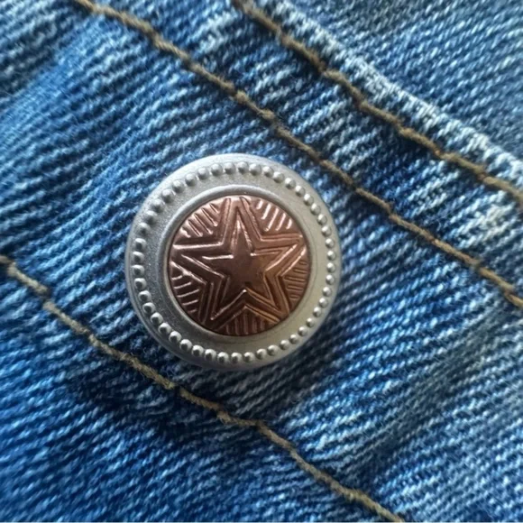 Jonny Q Vintage Casual Blue Denim Romper size medium - Picture 8 of 10